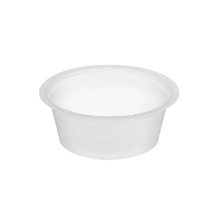 Clear Plastic Portion Cup With Lid