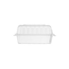 Clear Rectangle Hinged Container