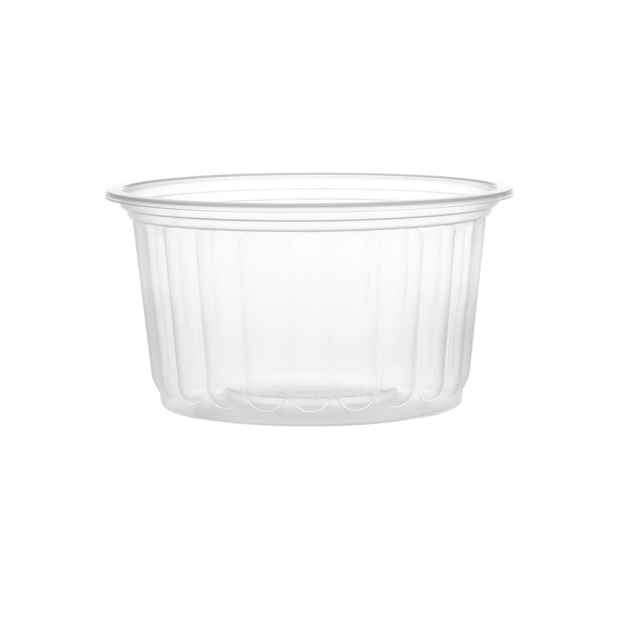 PP Corrugated Clear Curry Bowl With Lid