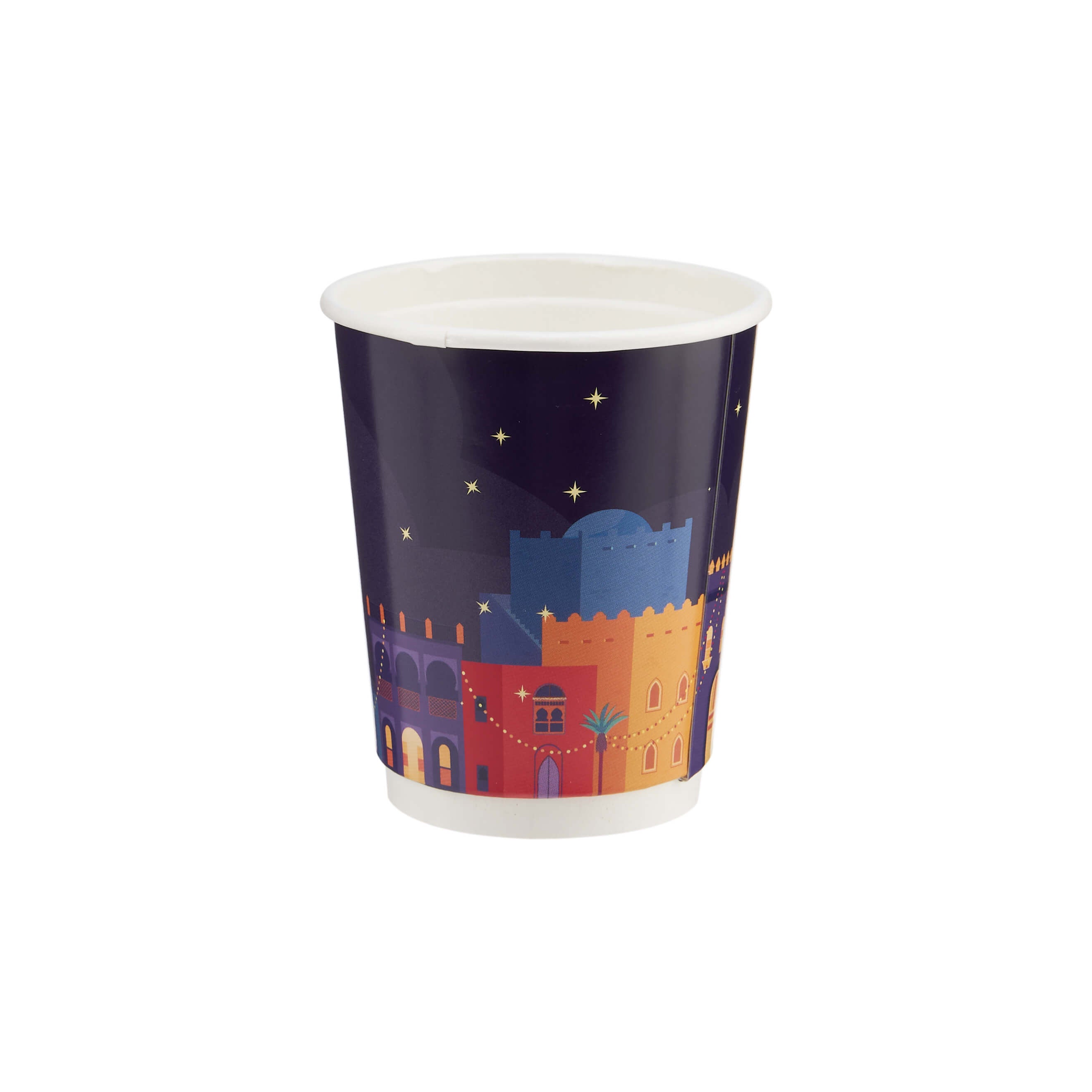 500 Pieces 8 Oz Limited Edition Ramadan Themed Double Wall Paper Cup
