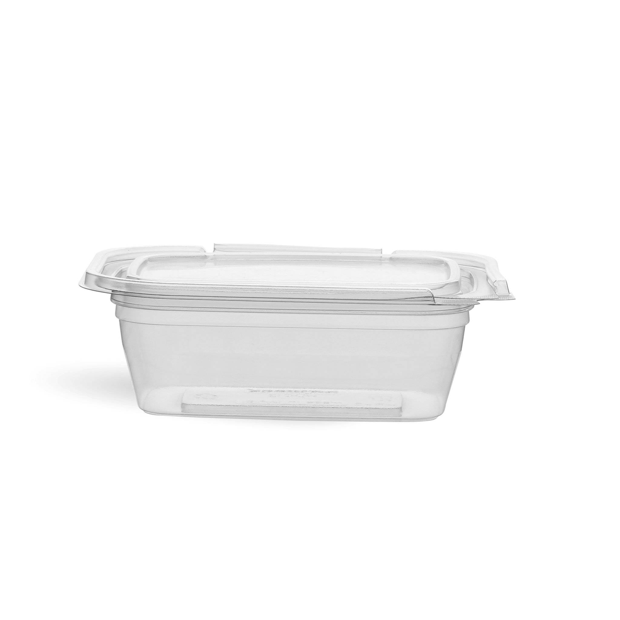 200 Pieces Hinged Lid PET Clear Deli Container 12 Oz