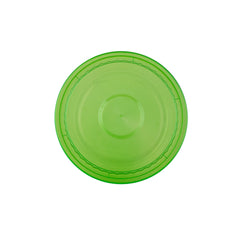 Clear Microwavable Round Container with color Lids