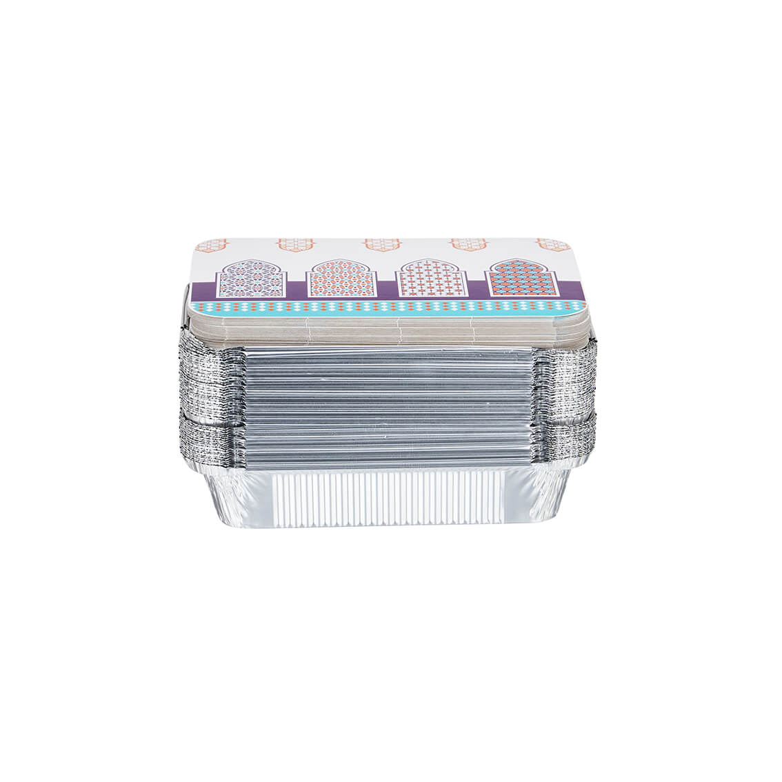 8389 Aluminium Container With Ramadan theme Lid 890 ml