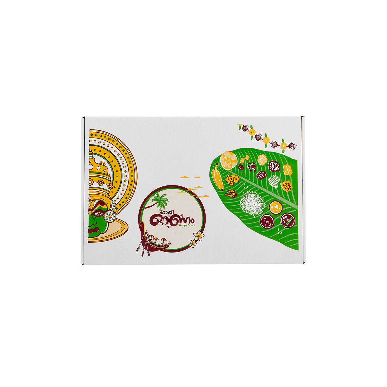 Happy Onam Printed Meal Box