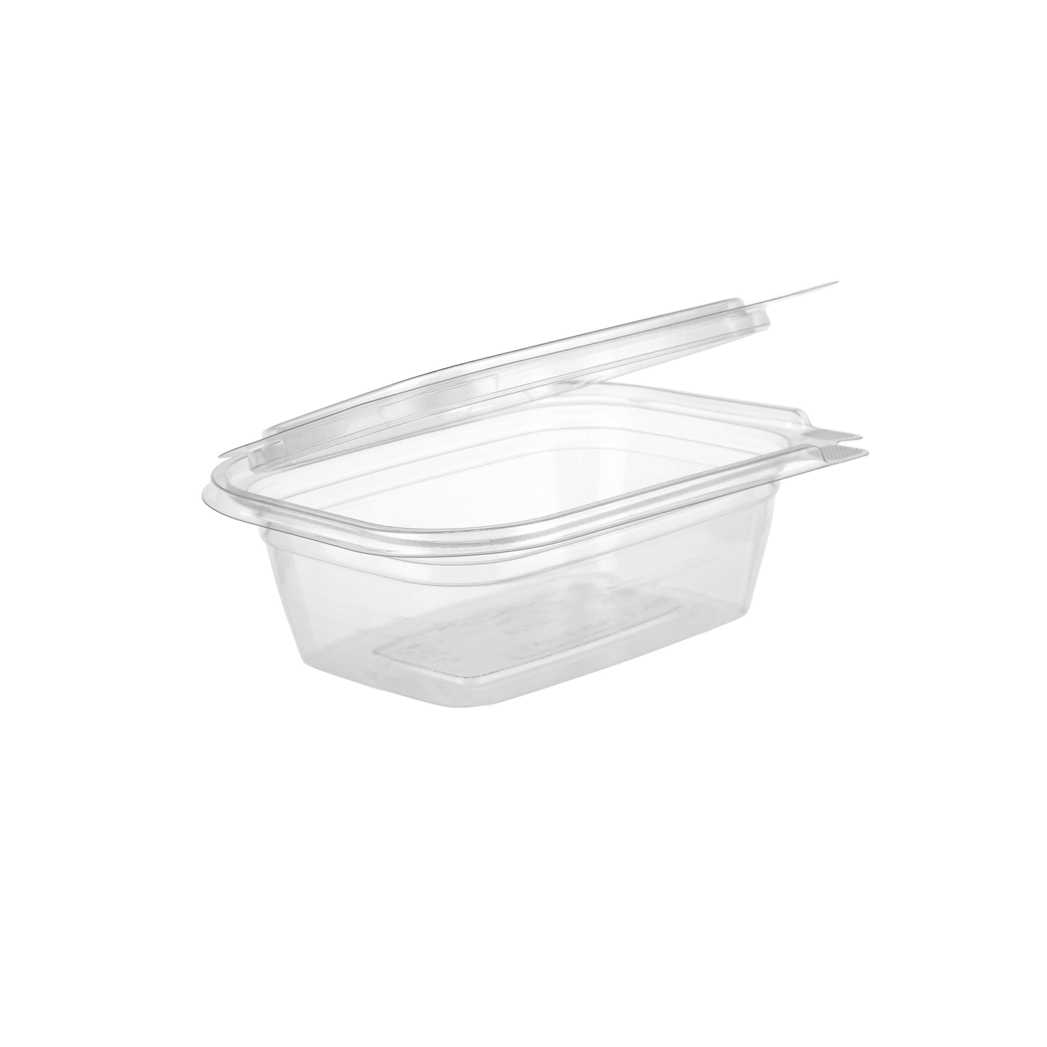 Hinged Square Deli Clear Pet Container