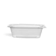  Hinged Square Deli Clear Pet Container