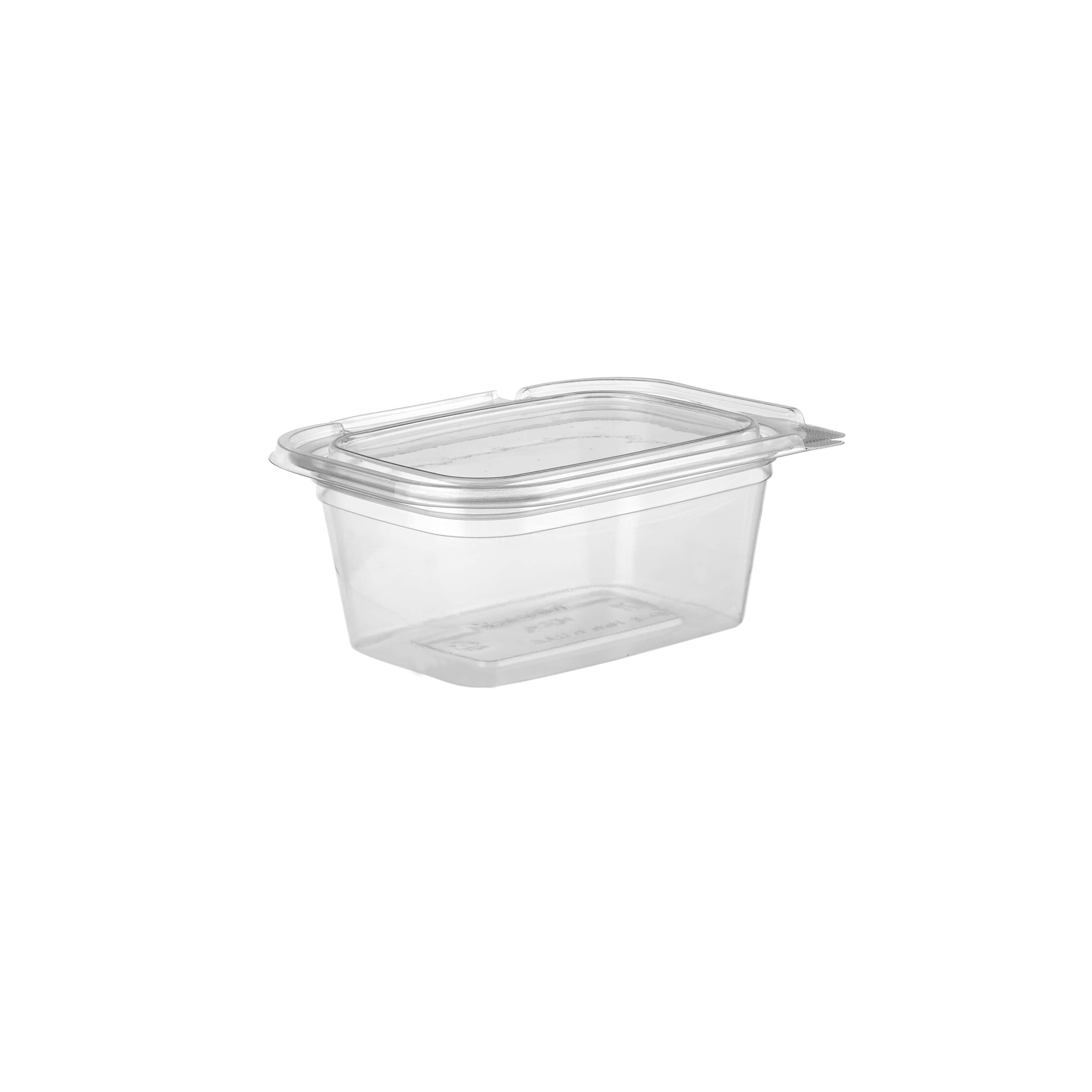 Hinged Square Deli Clear Pet Container