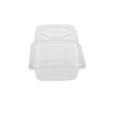 Croissant Clear Hinged Container