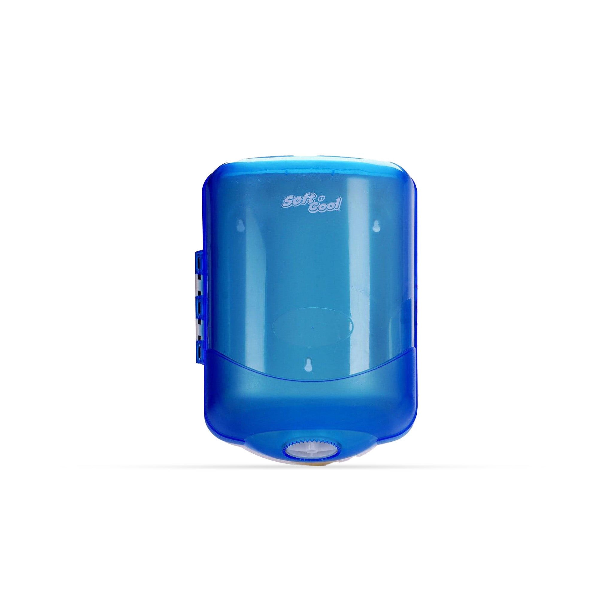 Maxi Roll Dispenser + 6 Piece Maxi Roll 2 Ply Embossed Perforated