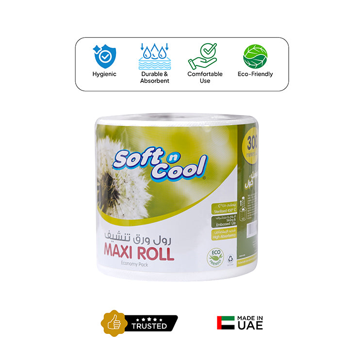 Maxi Roll 1 Ply Economy Pack