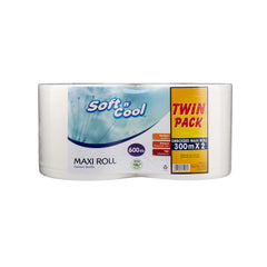 Soft N Cool Maxi Roll 130 Meter Twin Pack  - 2 Ply (15% OFF)