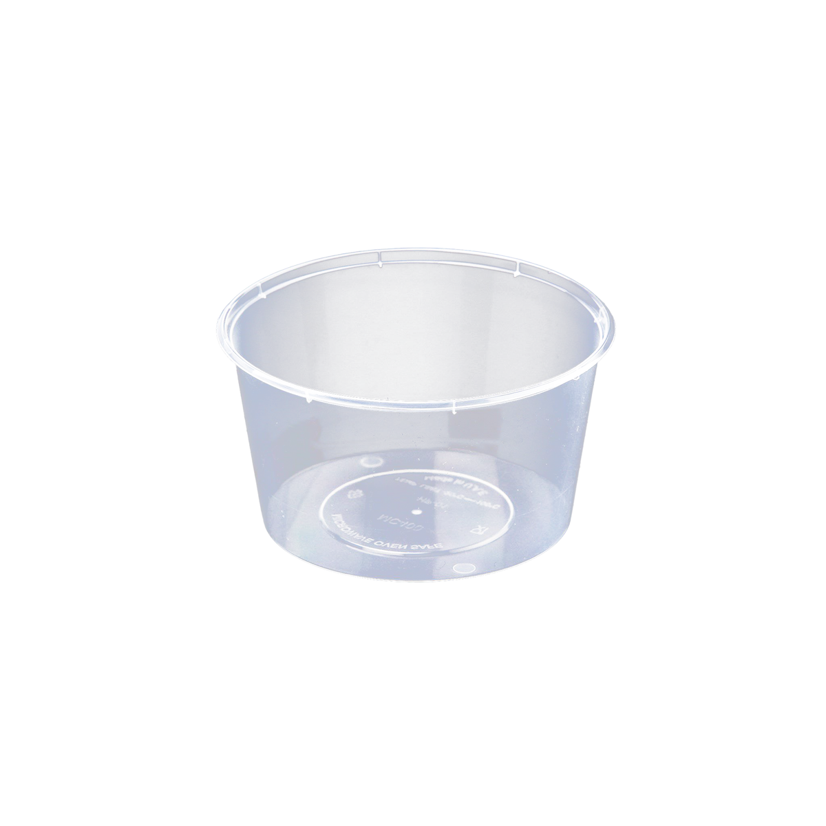 PET Round Microwavable Container Base