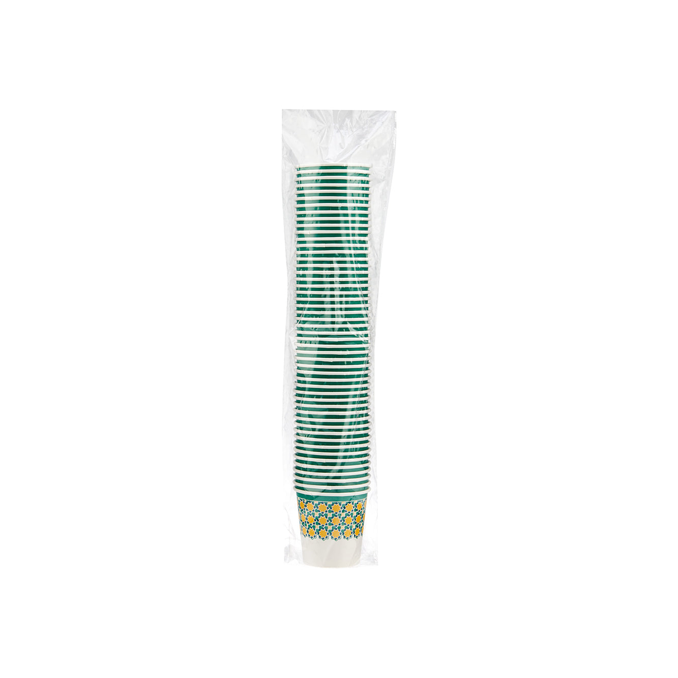 HOTPACK PAPER  CUP 4OZ PACK OF 3- 150PCS RAMADAN DESIGN