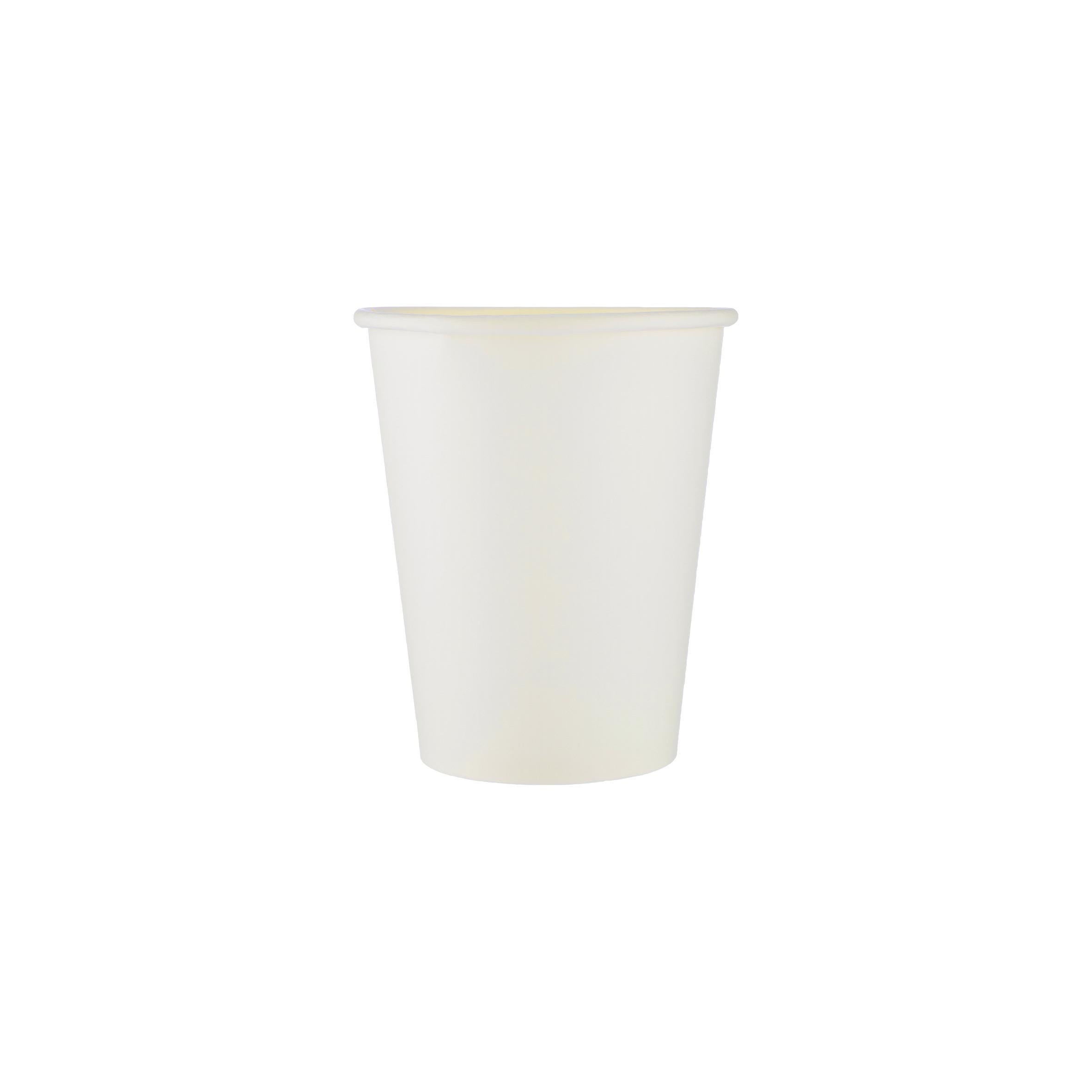 White Single Wall Heavy Duty Paper Cups 1000 Pieces