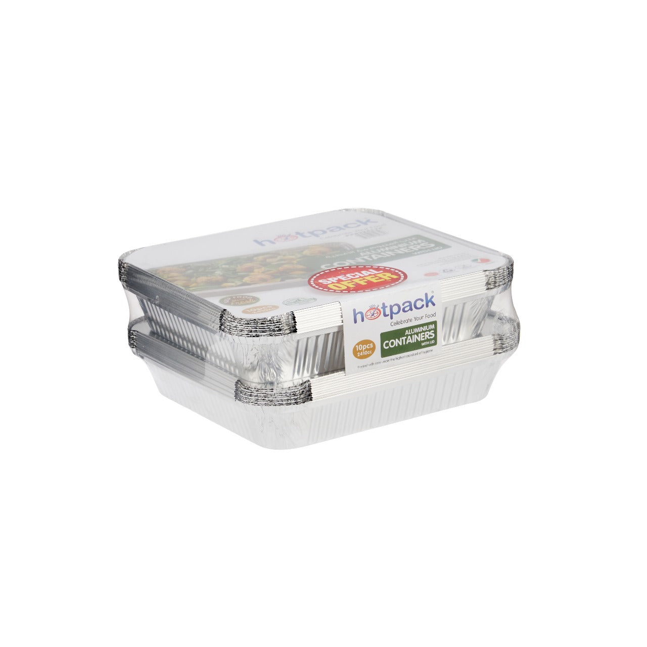 Aluminum Container 83241 10PCSX2 Twin pack