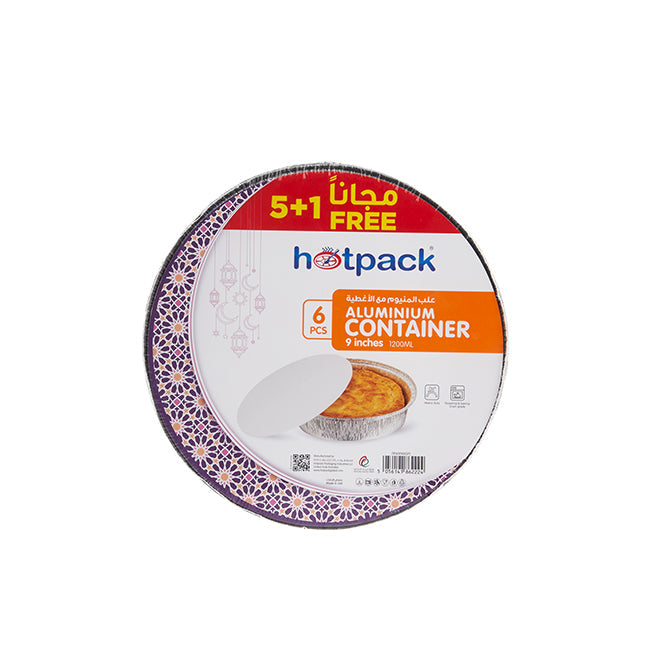 Hotpack Aluminum Round A8PAN + Lid 5 + 1 Free