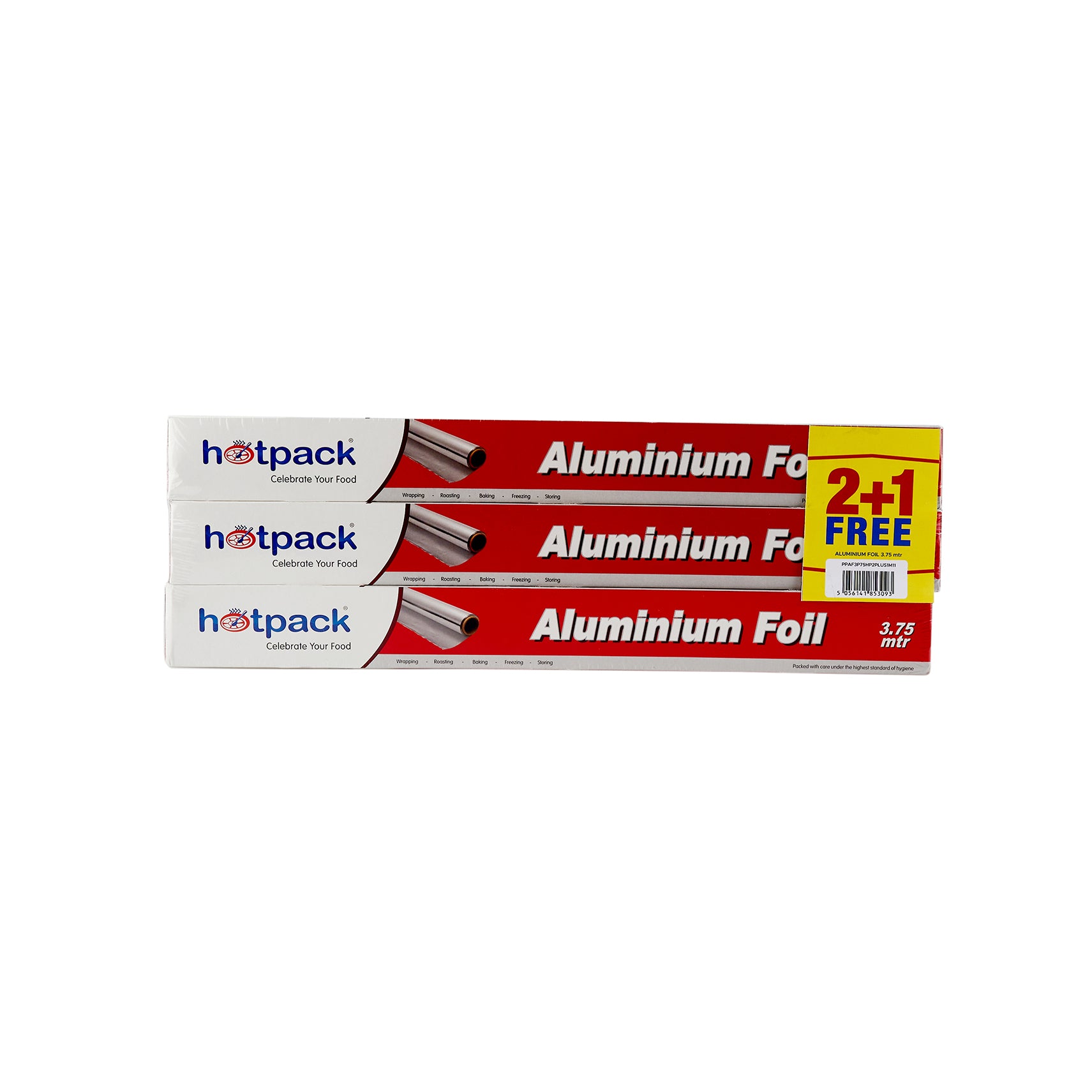 Aluminum foil 45cmX3.75 mtr 2+1 Free