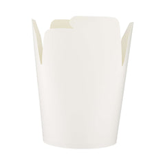 White Paper Pail Box Round