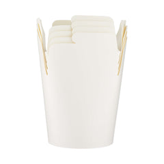 White Paper Pail Box Round