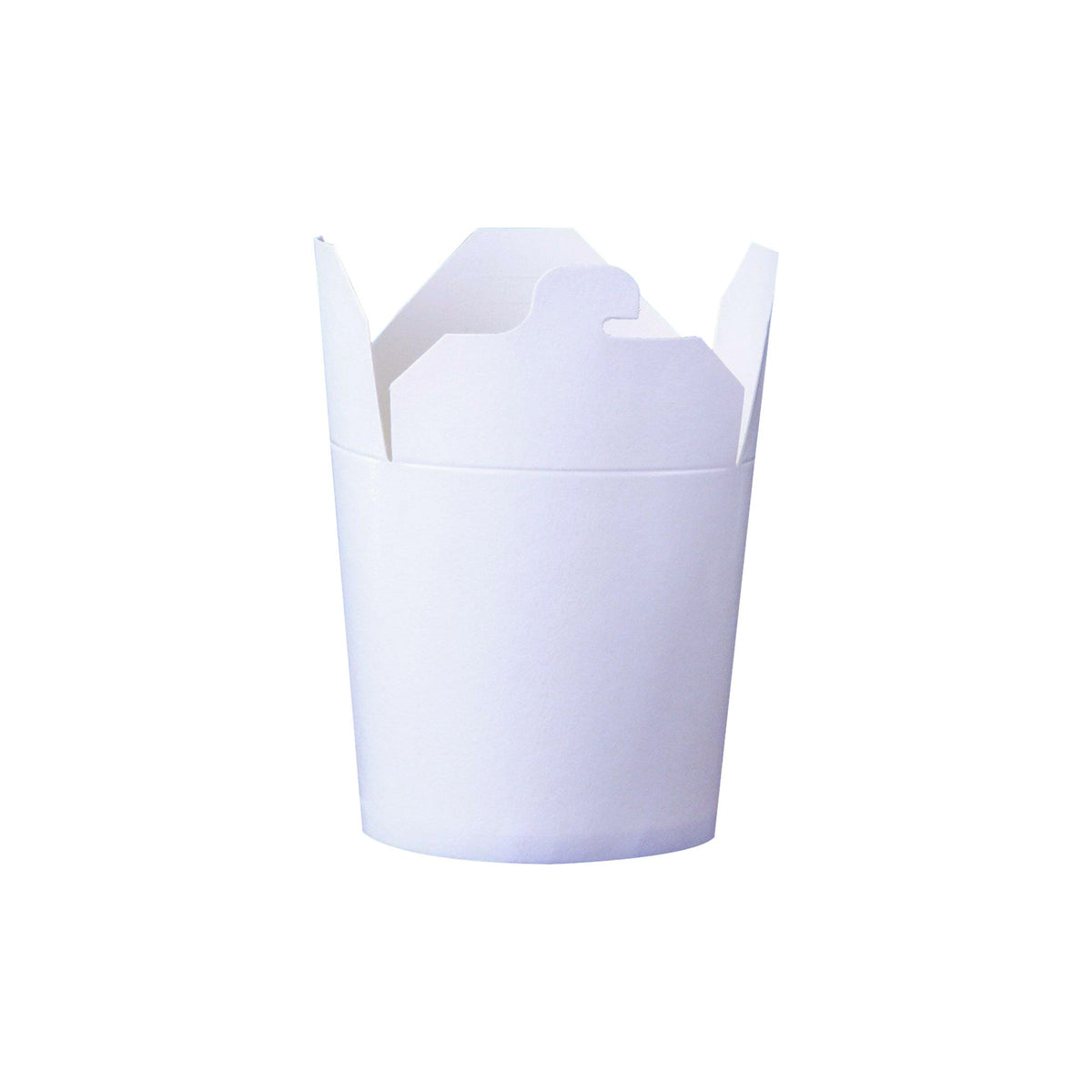 White Paper Pail Box Round