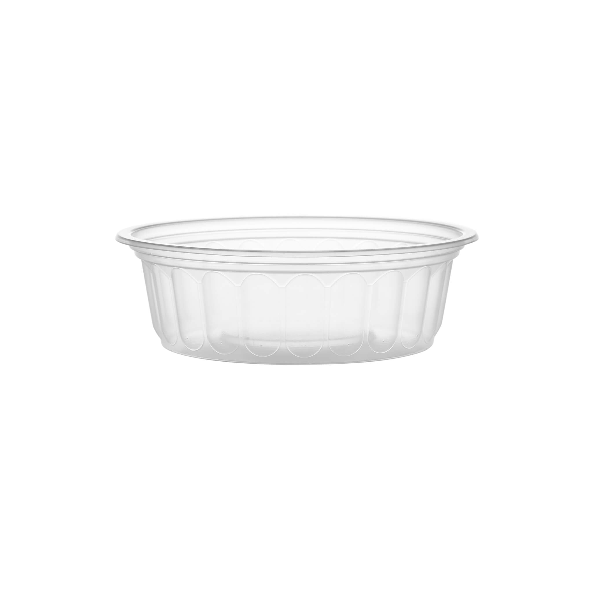 PP Corrugated Clear Curry Bowl With Lid