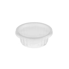 PP Corrugated Clear Curry Bowl With Lid