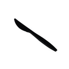 Plastic  knife Medium Duty Black