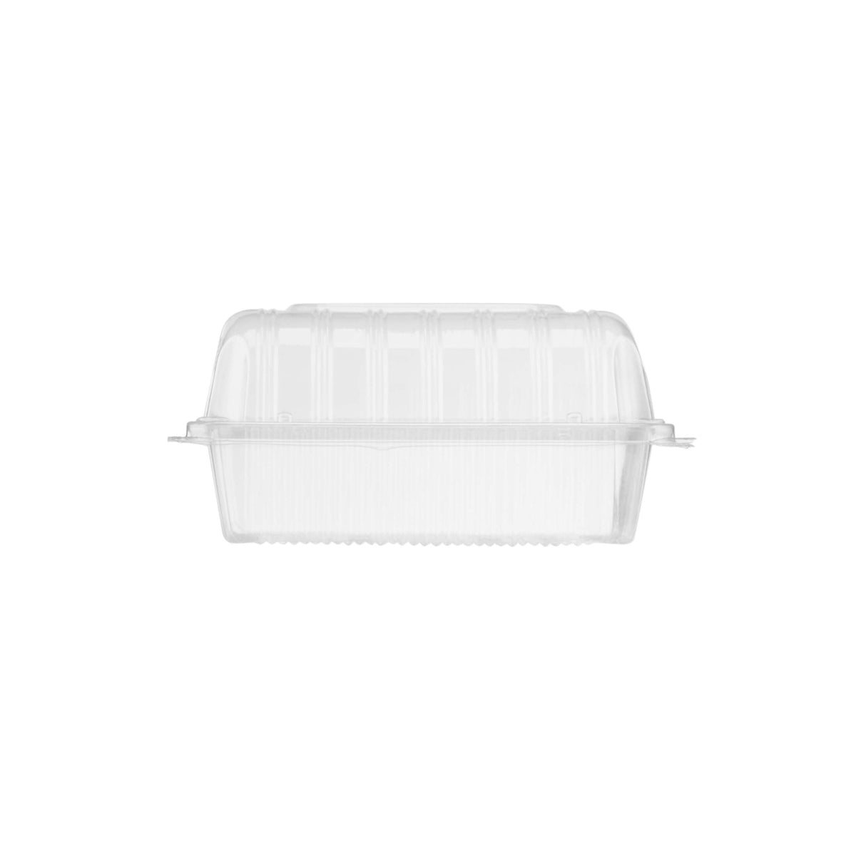 Clear Rectangle Hinged Container