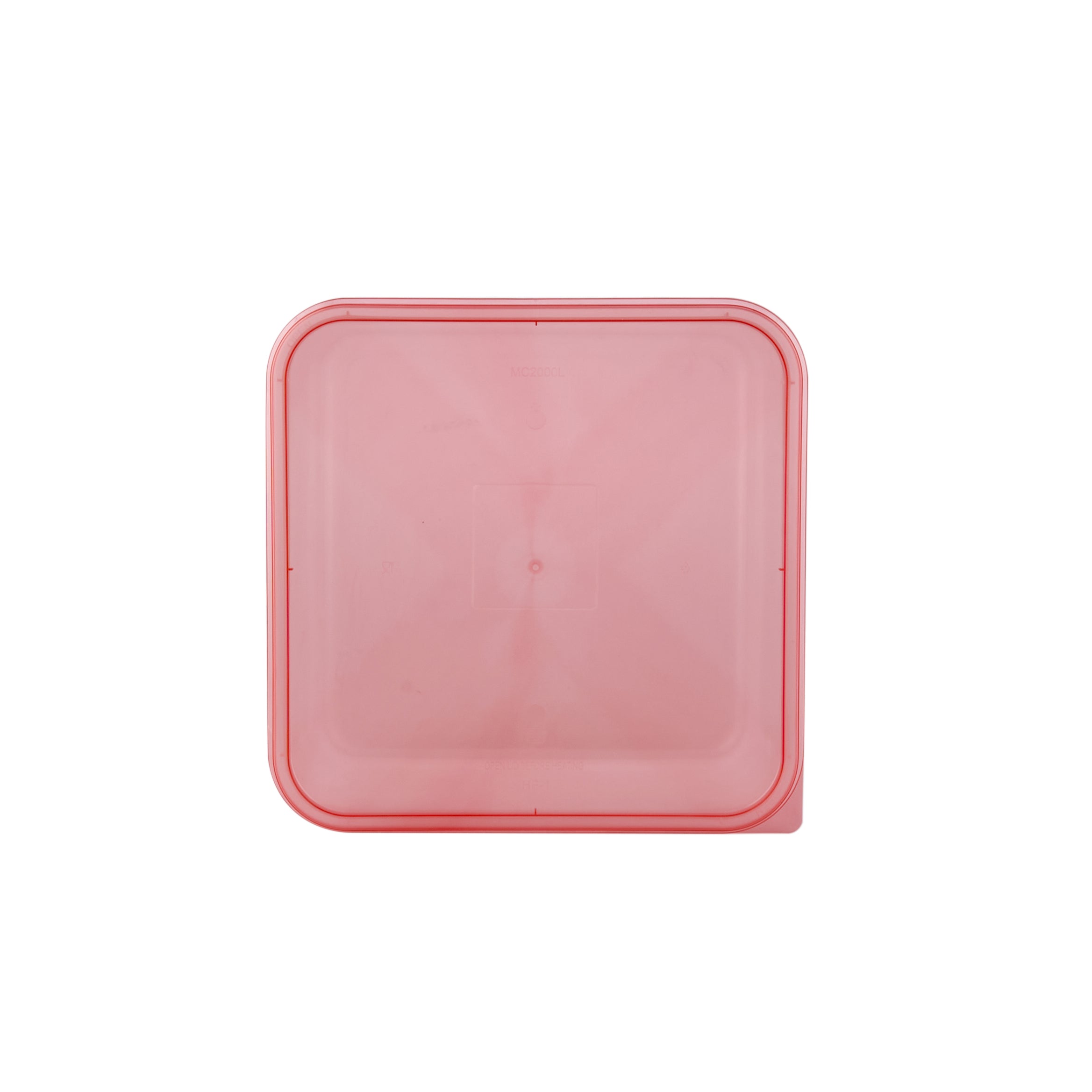 Clear Microwavable Rectangular Container with color Lids