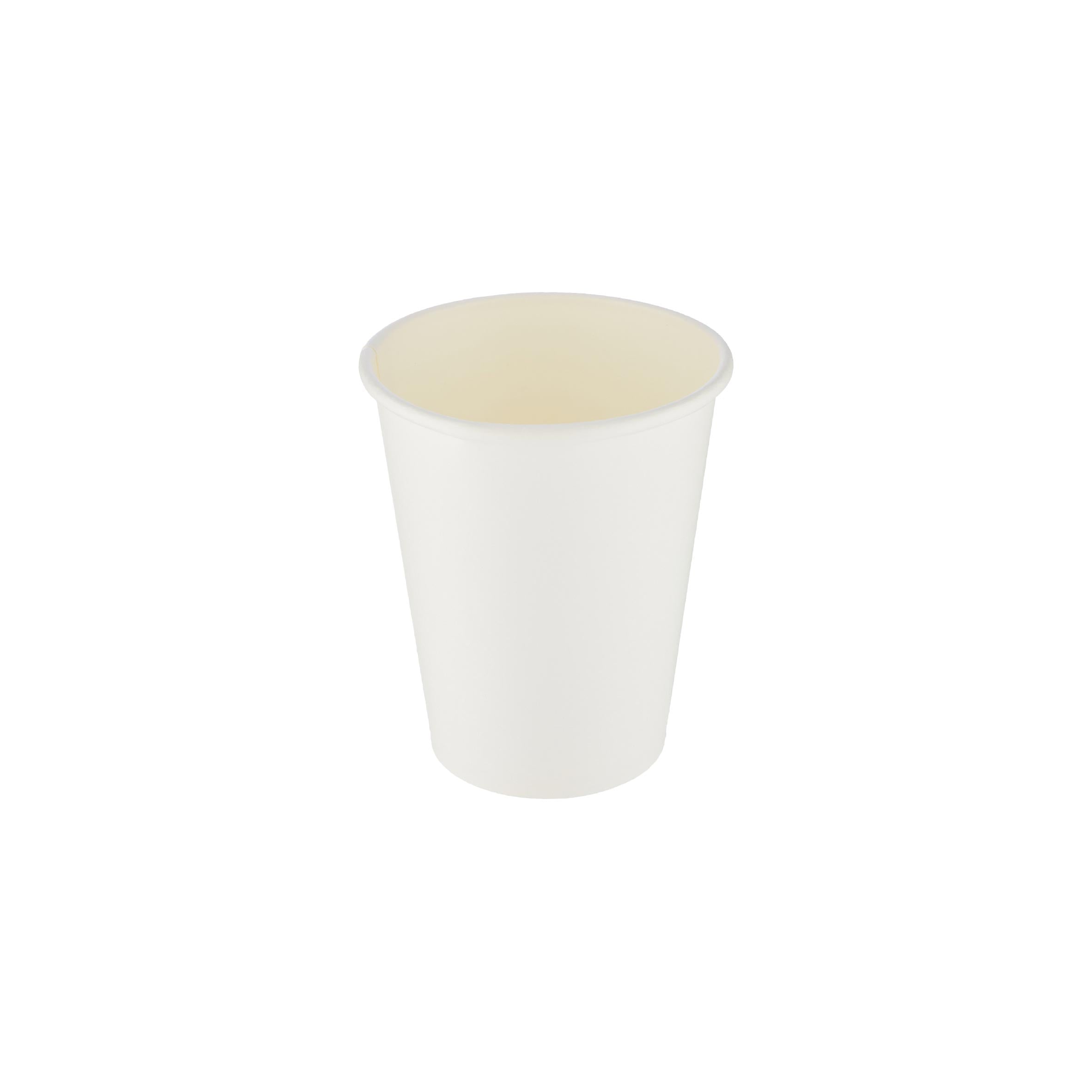 White Single Wall Heavy Duty Paper Cups