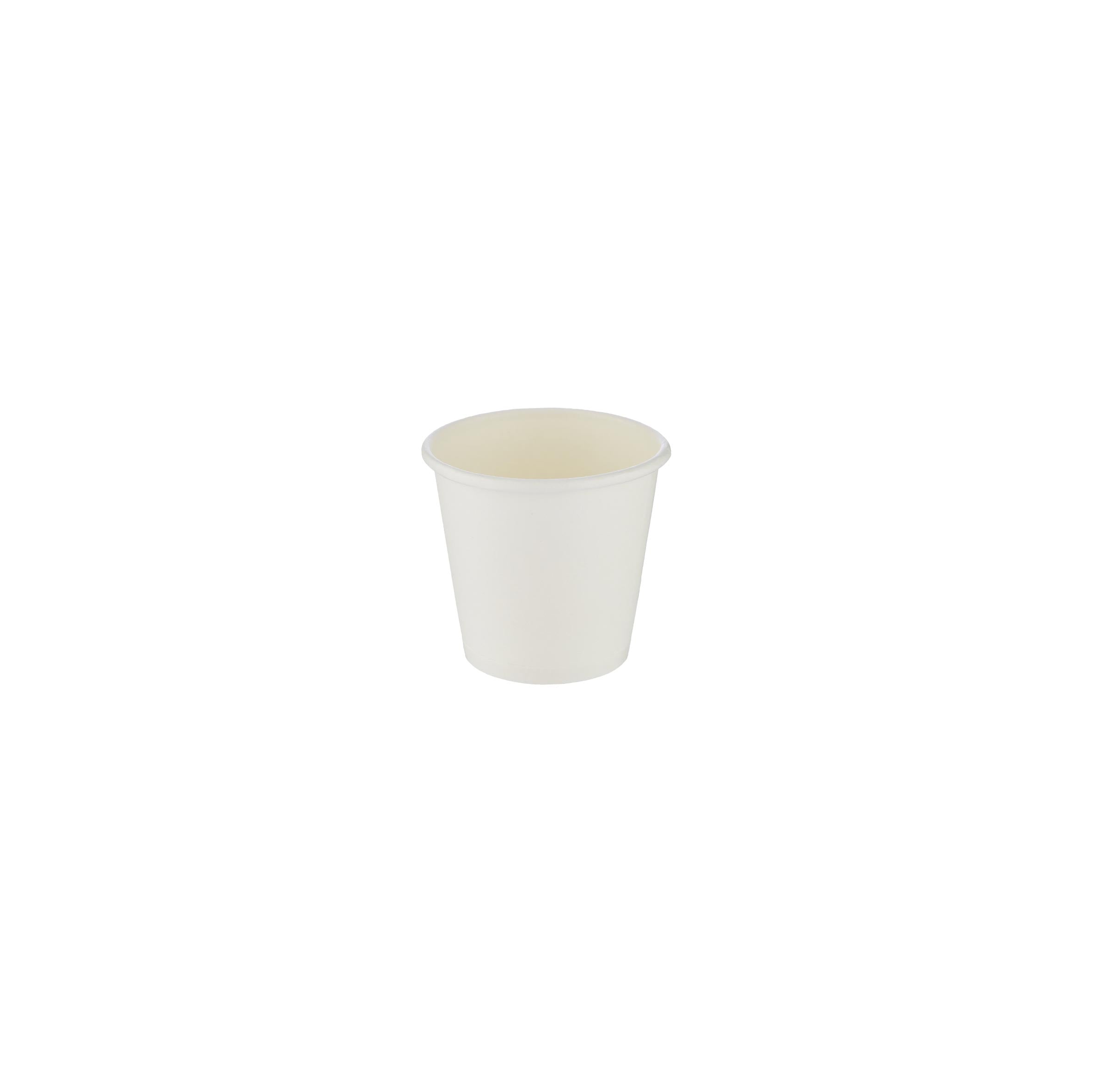 White Single Wall Qahwa Paper Cups