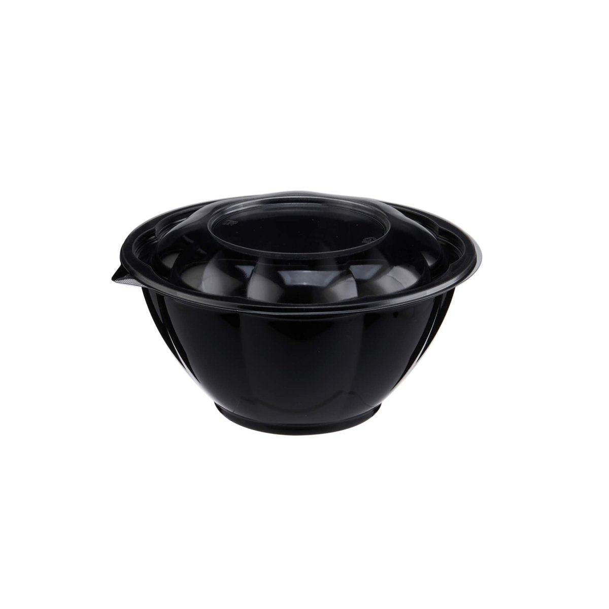 24Oz Black Base salad bowl – 300 Pcs