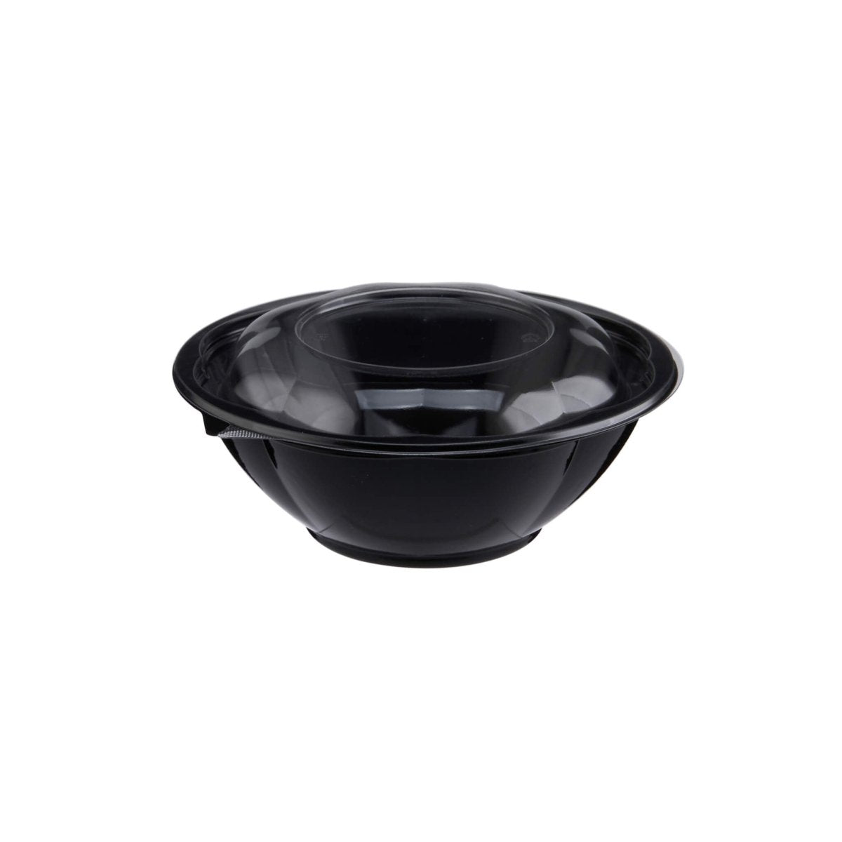 24Oz Black Base salad bowl – 300 Pcs