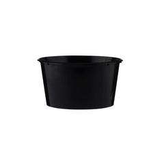 Microwavable Black Container 250 ml With Clear Lid