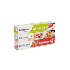 Special Offer Cling Film + Baking Paper + Aluminum Foil Roll Combo Pack