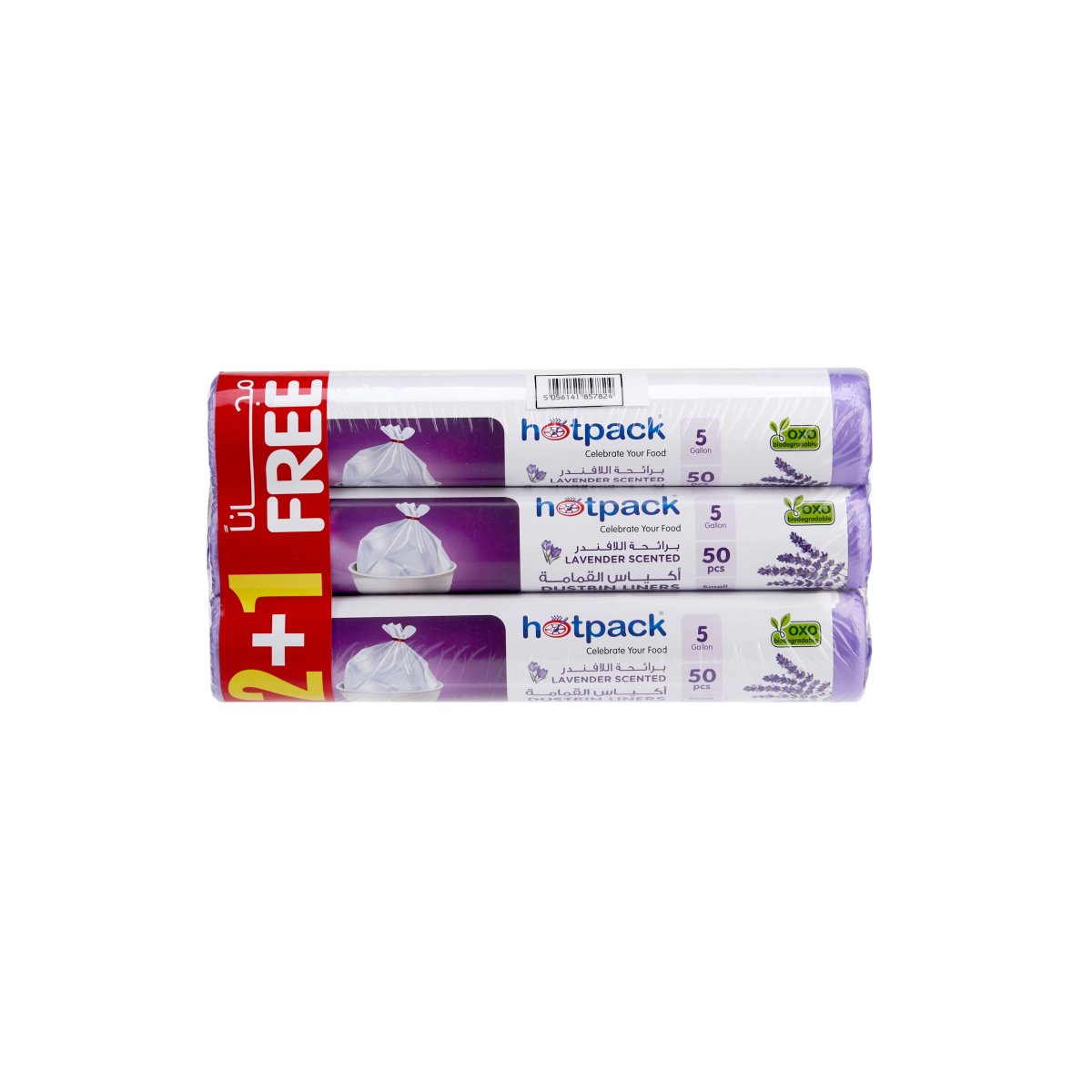 Dust Bin Liner Roll Bag - Lavender Scented 2+1 FREE