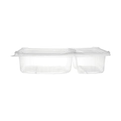 Microwaveable 2 Compartment Container With Lid