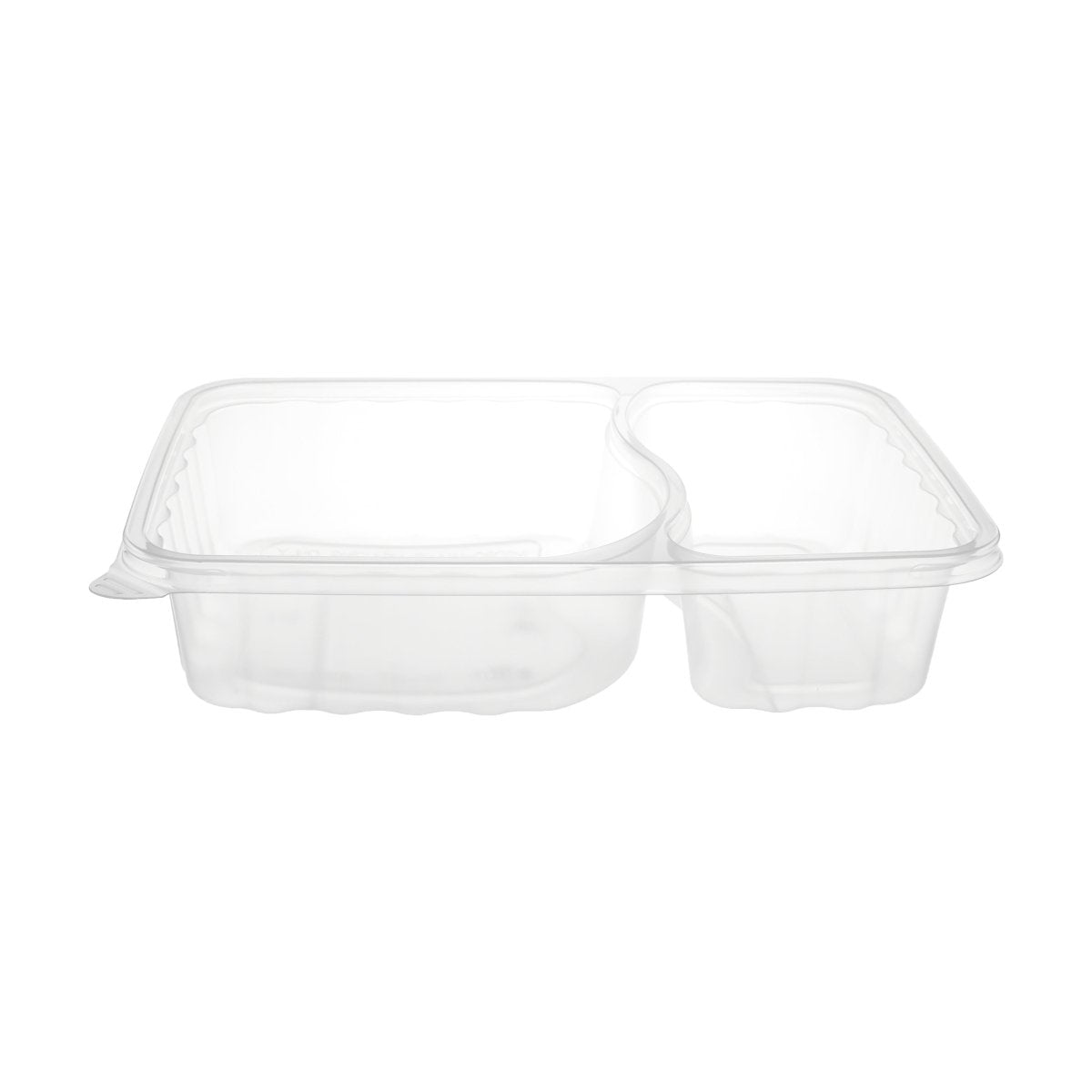 Microwaveable 2 Compartment Container With Lid