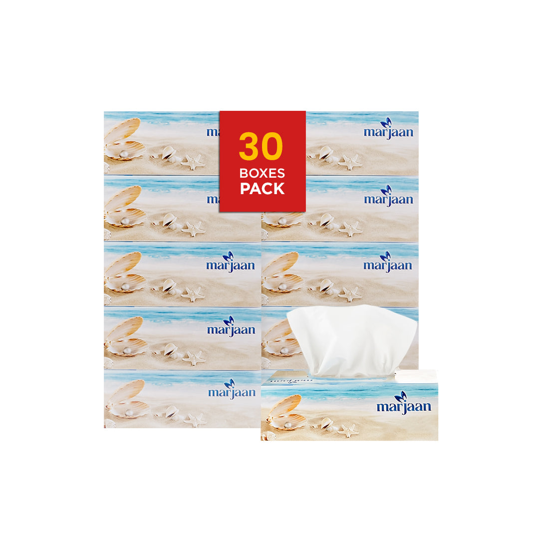 170 Sheet x 2 Ply Marjaan Soft White Tissue 4+1 Offer Pack – hotpack.qa