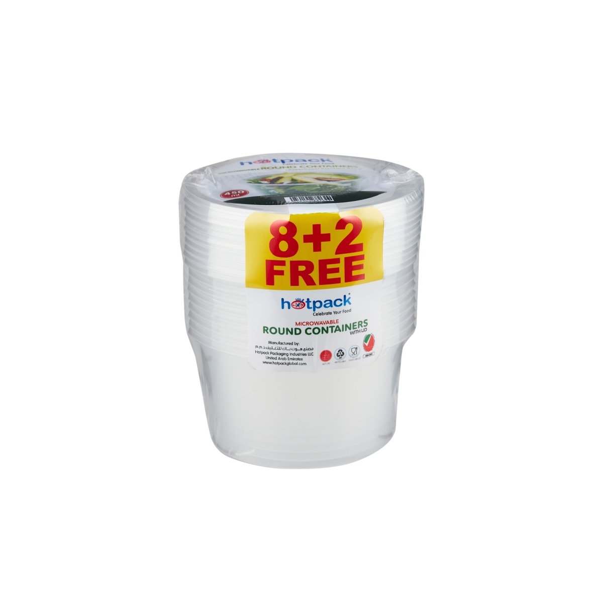 Offer Pack Clear Microwavable Round Container