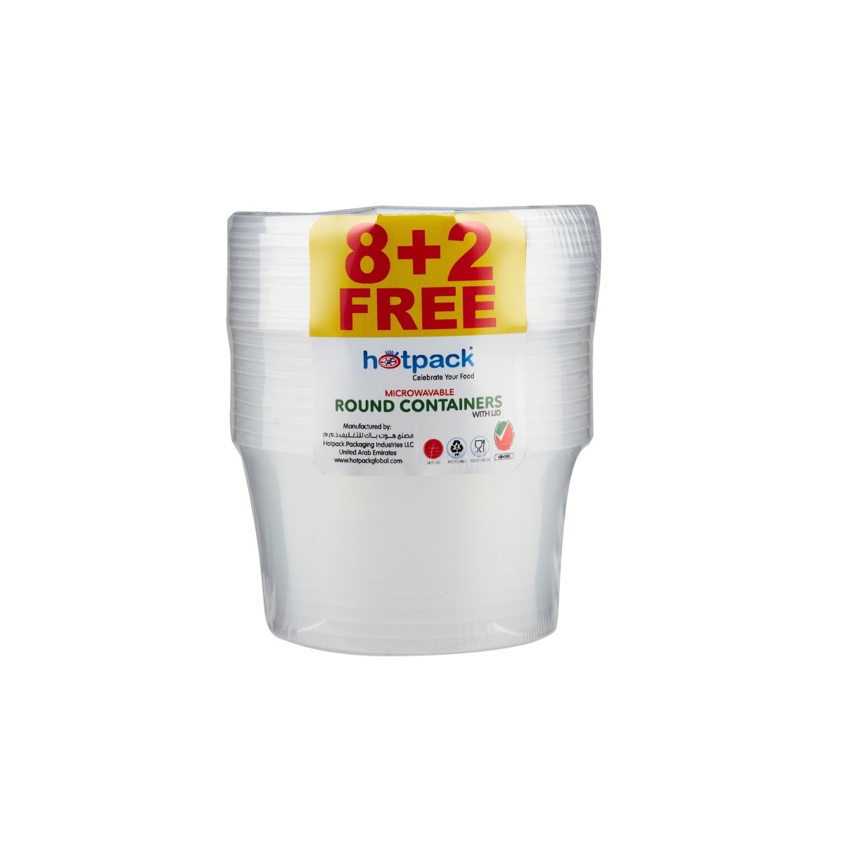 Offer Pack Clear Microwavable Round Container
