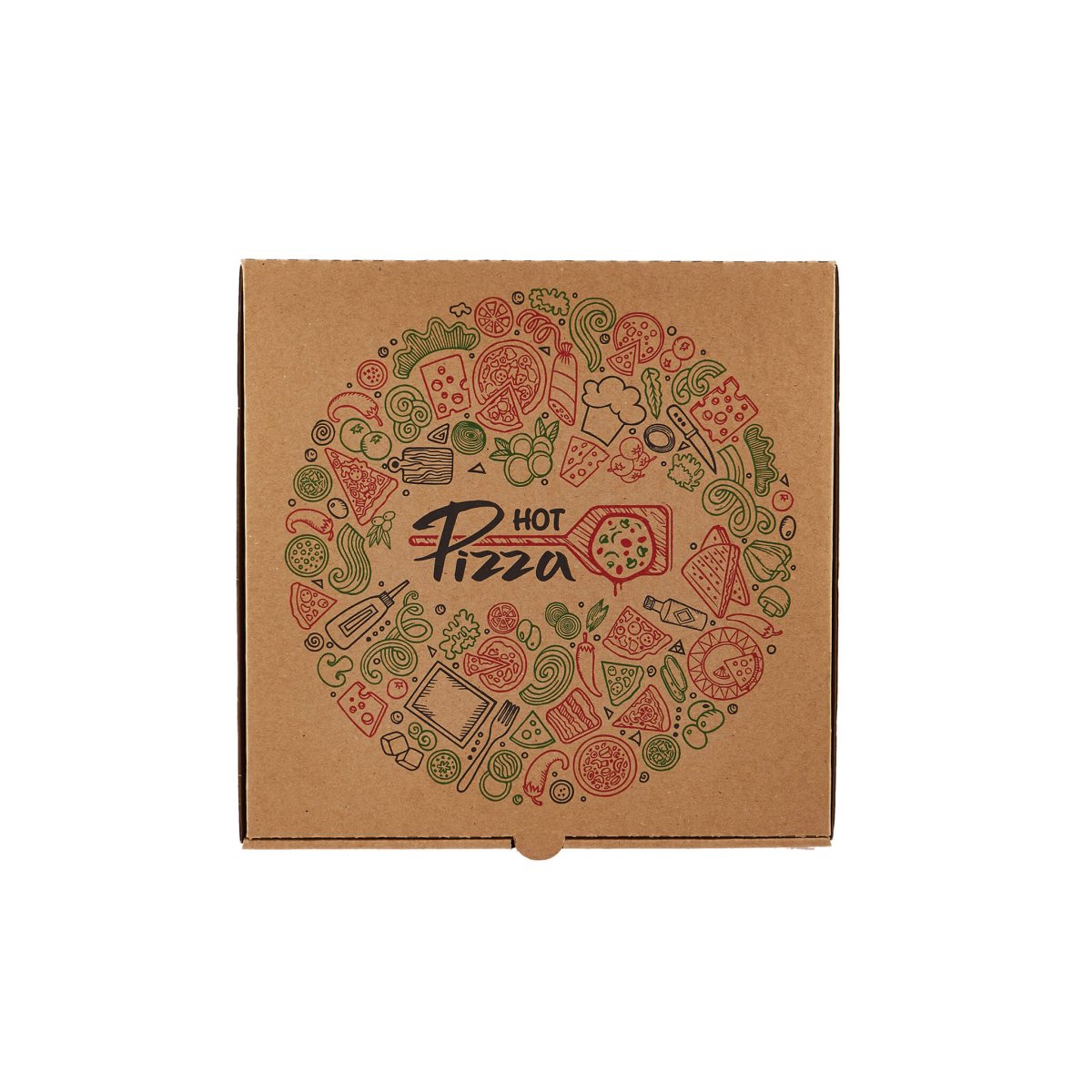 Printed Pizza Box 100 Pieces