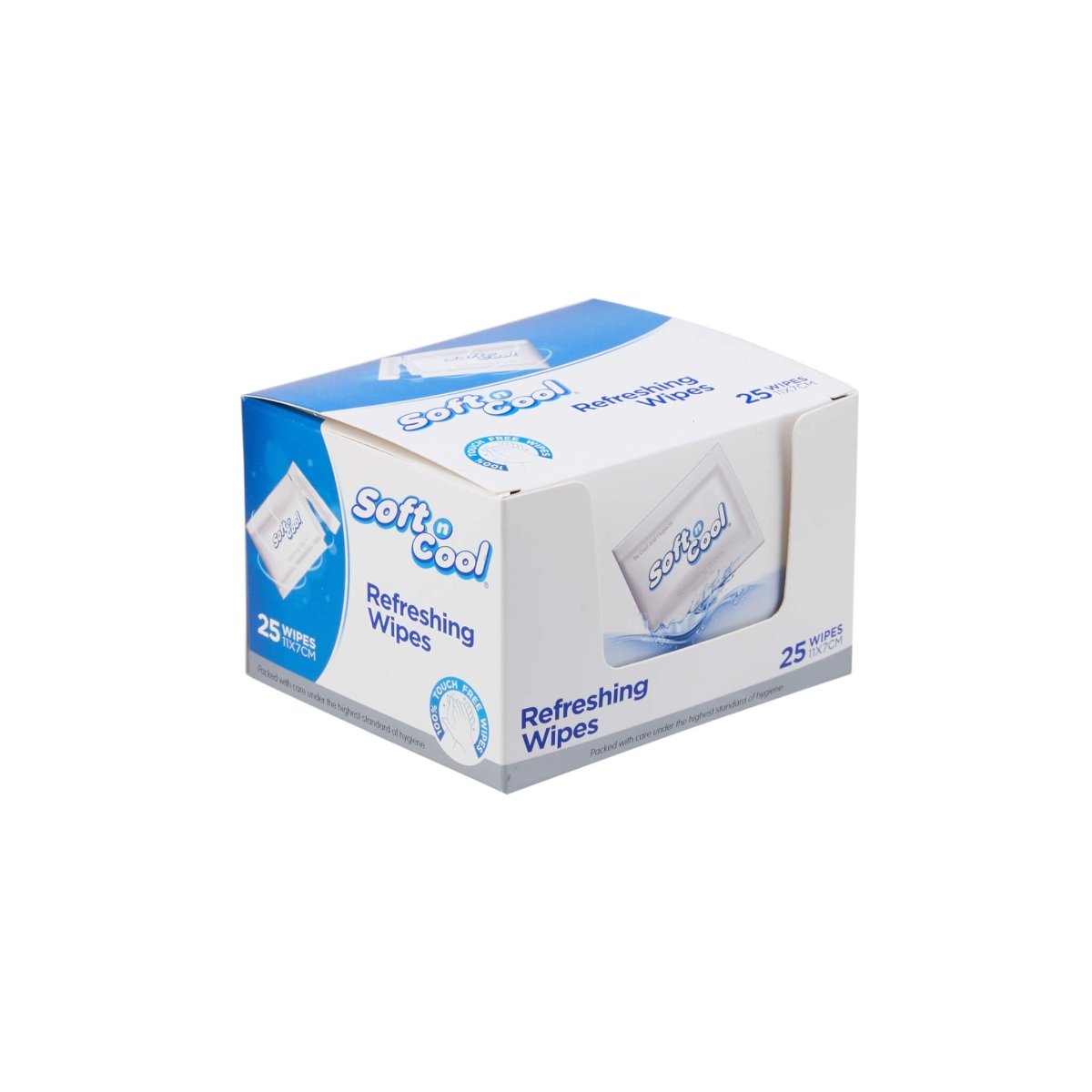 Soft N Cool wet wipes -cool water-Refreshing-25s