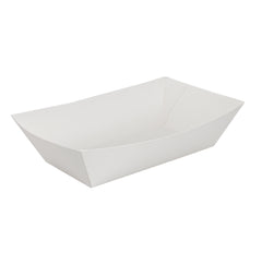 White Paper Boat Tray Large