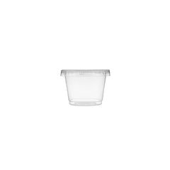 Clear Portion Cup With Lid