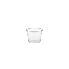 Clear Portion Cup With Lid