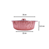 Aluminum Color POT Container With Hood