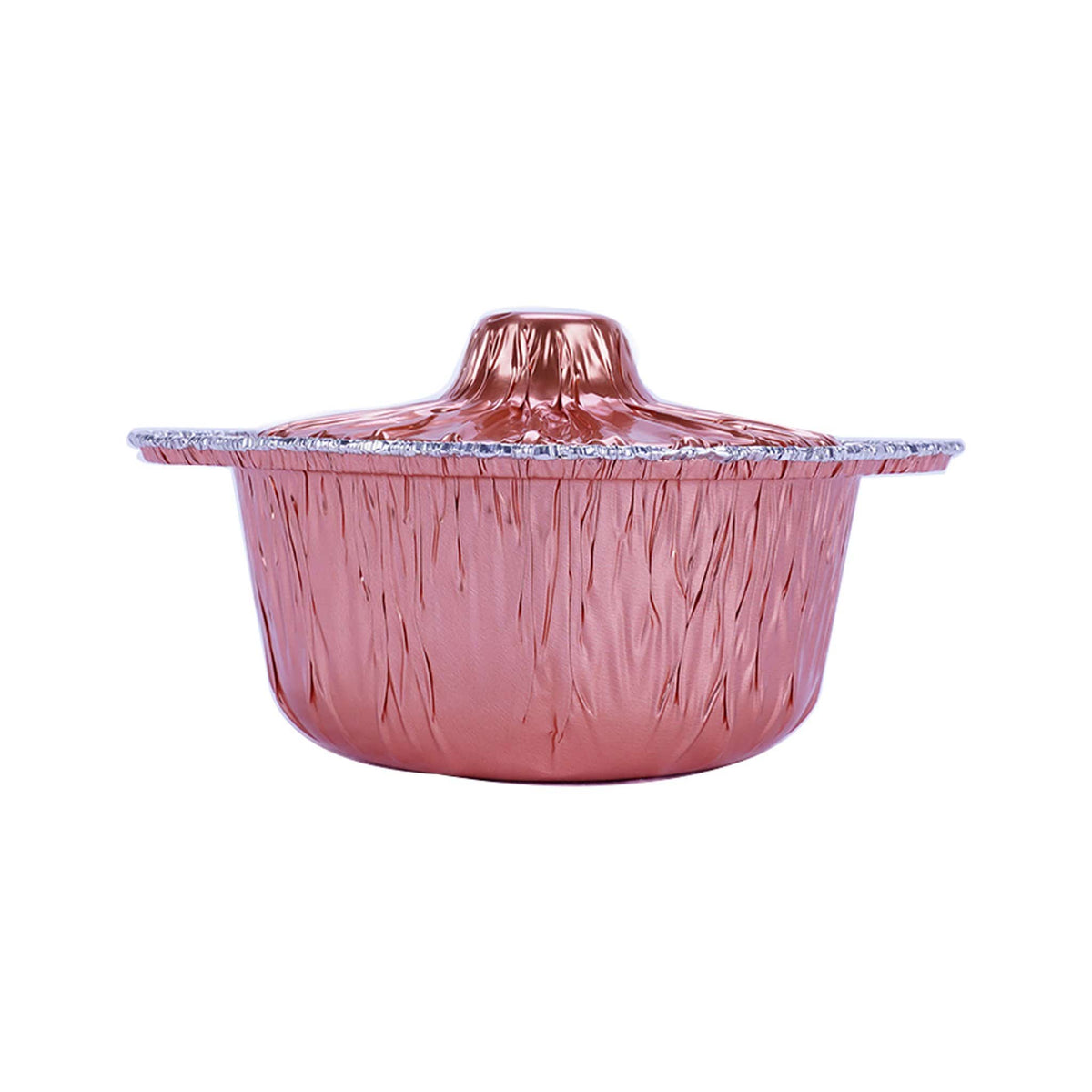Aluminium Color POT Container With Hood