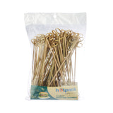 2000 Pieces 15 cm Disposable Bamboo Knotted Skewer - Hotpack