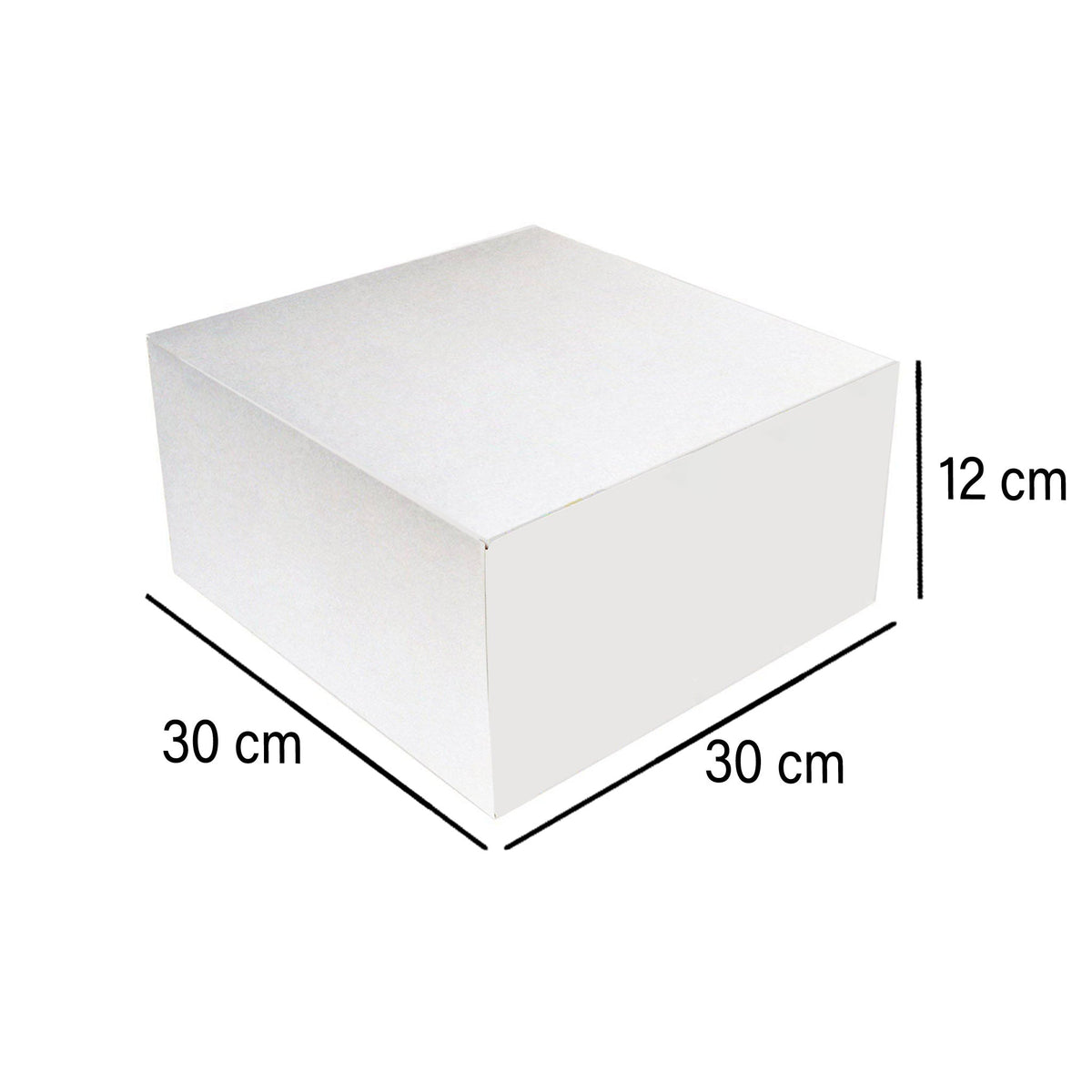  White Cake Box